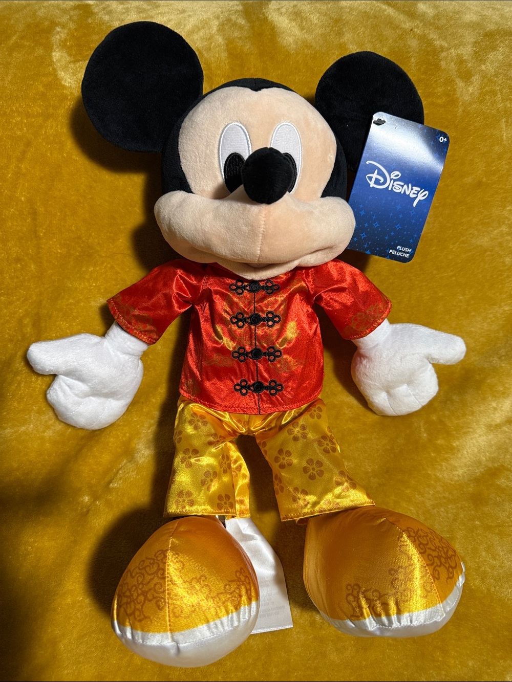 Disney Mickey Mouse Lunar New Year 2026 Plush in Black, Red & Yellow